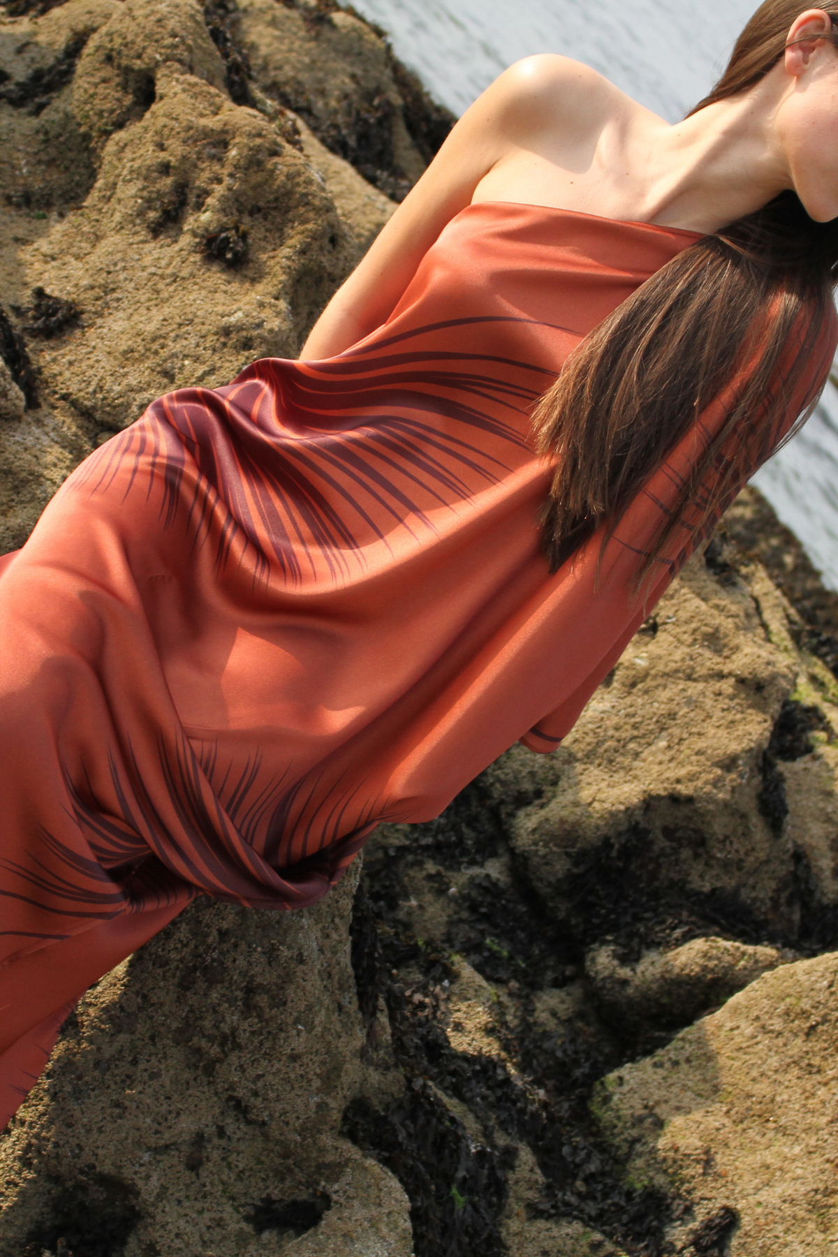 VESTIDO | ARIA | ALGAS MARINAS | NARANJA